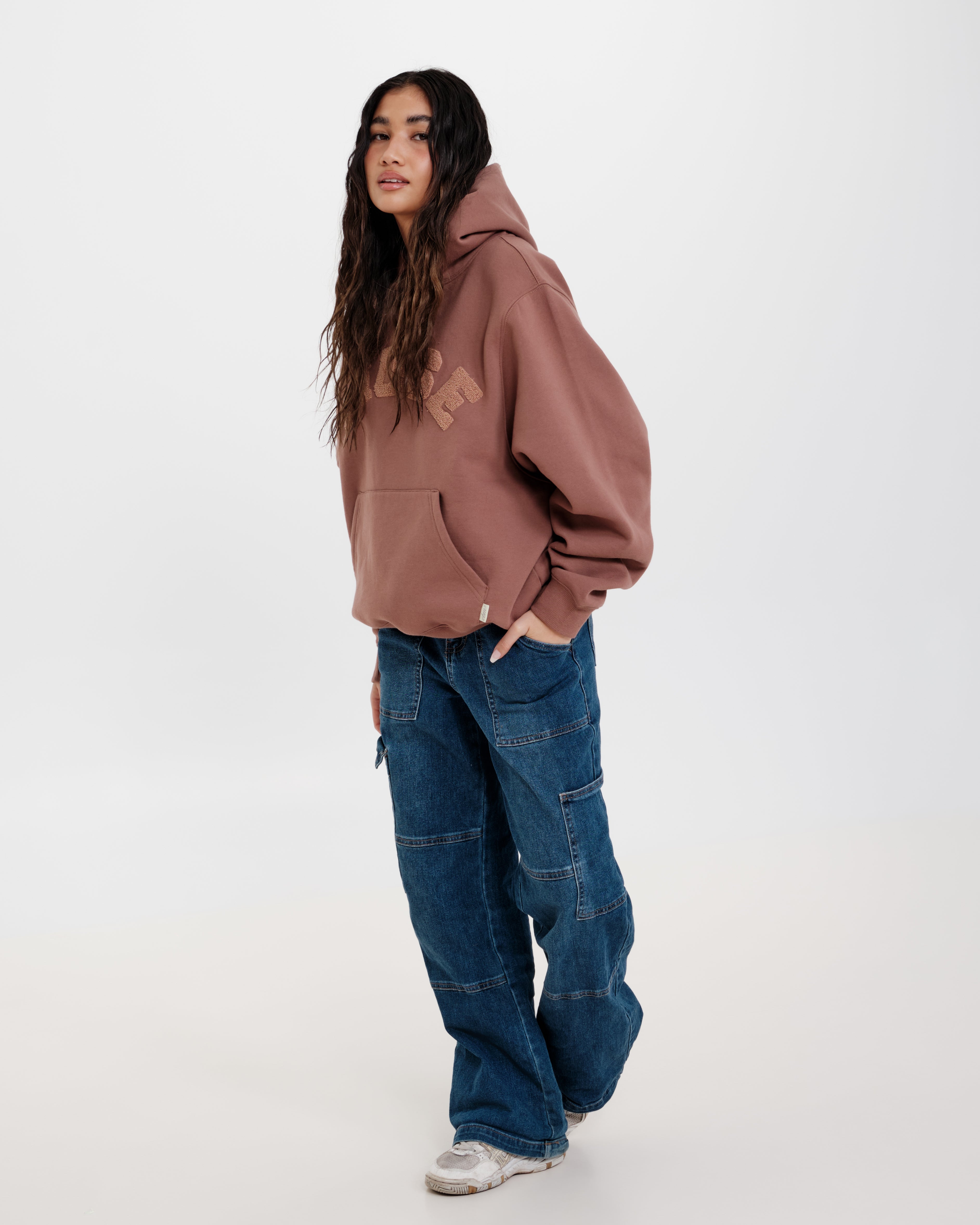Heavyweight Chenille Hoodie - Choco Mousse