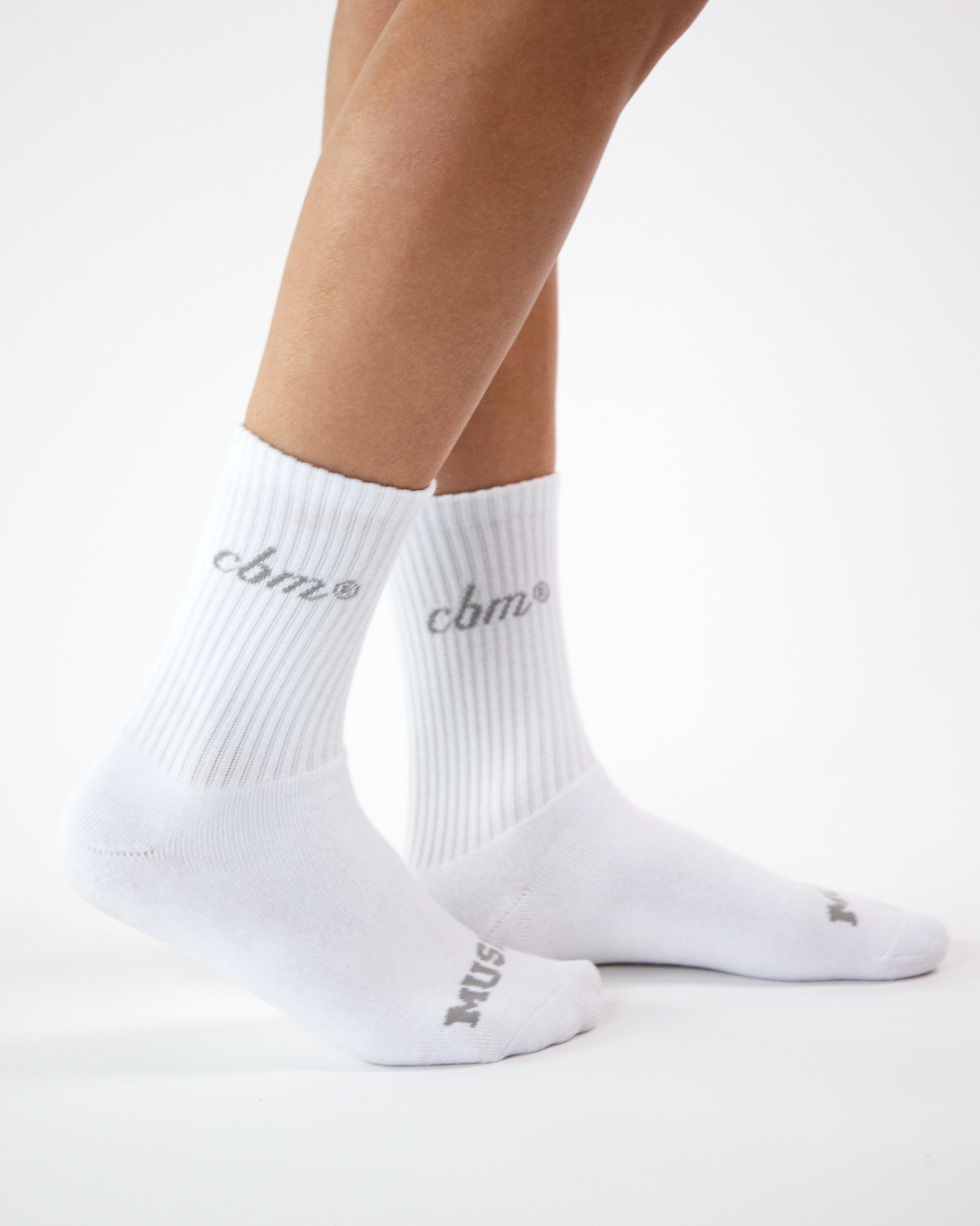 Crew socks 6" - White