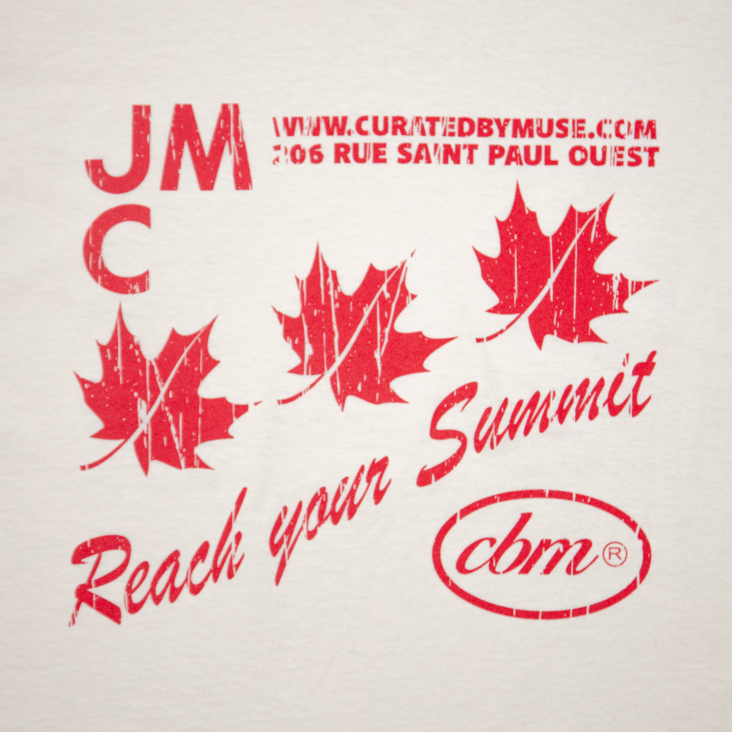 JMC x CBM T-shirt - Cream