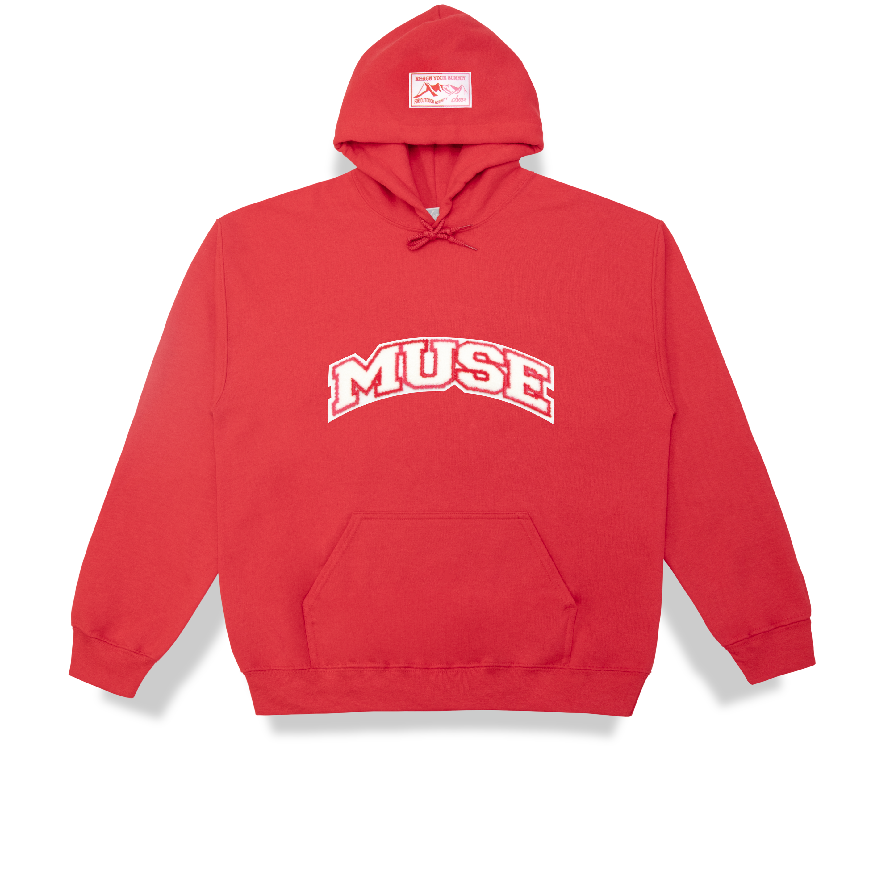OG Chenille Red Hoodie - Hibiscus